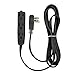 Flat Multiple Outlet Extension Cord 20 Ft for Indoor Use by Bindmaster- UL-Listed 3-Prong Multi Extension Wire- Space-Saving Flat Angled Extension Cord- Black