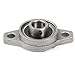 Pillow Block Bearing, Letool4pcs Diameter 12mm KFL001 Mounted Housing Self-aligning Pillow Flange Block Bearing