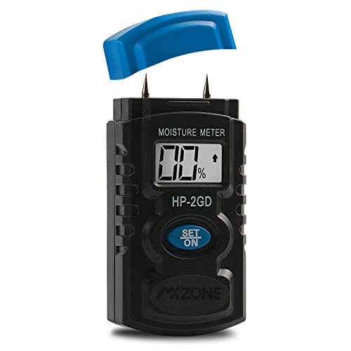 Digital Wood Moisture Meter With LCD Display, Handheld, Pin Type, Moisture Tester Detects Moisture in Wood, Firewood, Bamboo(Battery Included)