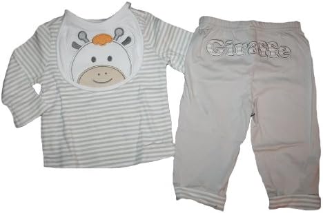 Snugabye Baby Boy's 3 Piece"Giraffe" Pant Set