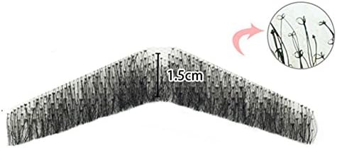 100% Human Hair Full Hand Tied Men Fake Beard Mustache for Party/film