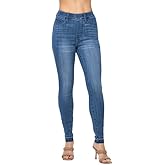 Judy Blue Women's High Waist Release Hem Pull On Skinny Jeans 88746