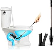 ToiletShroom Revolutionary Plunger, Squeegee, Clog Remover, Drain Cleaner, Bathroom Toilet Dredge Tool, Stainl