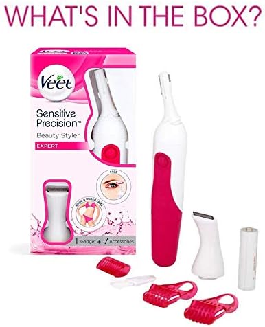 Amazon Com Veet Sensitive Precision Beauty Styler Expert 1 Each Health Personal Care