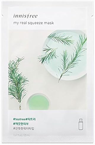 Innisfree My Real Squeeze Tea Tree Mask Sheet (10 Pack)