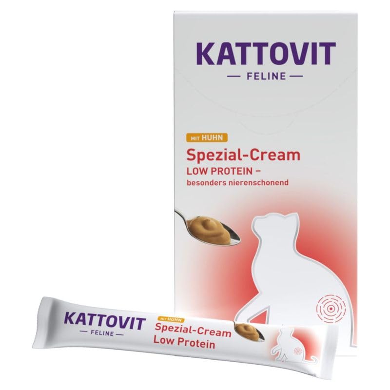 Kattovit Special Cream Niere/Renal with Chicken | 3-Pack | 3 x 6 x 15 g | Complementary feed for adult cats | Completely free from sugar, colorants, and preservatives