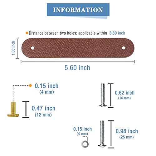 Hiili & Kaala Dresser Pulls，6 Pack Drawer Handles Pulls