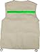 Eagle Eye Explorer Small/Medium Tan Color Kids Cargo Vest for Boys and Girls with Reflective Safety Straps. For Fishing, Troops, Boating, Outdoor Play 100% cotton. Size: S/M Tan Fits Ages 4-7