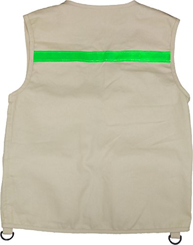 Eagle Eye Explorer Cargo Vest for kids with Reflective Safety Straps. 100% cotton.