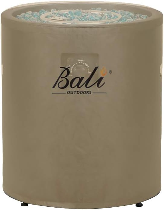 BALI OUTDOORS 24" Round Fire Pit Cover Fire Column Cylinder Fire Pit