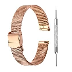 Stainless Steel Mesh Watch Band for Men Women,Quick