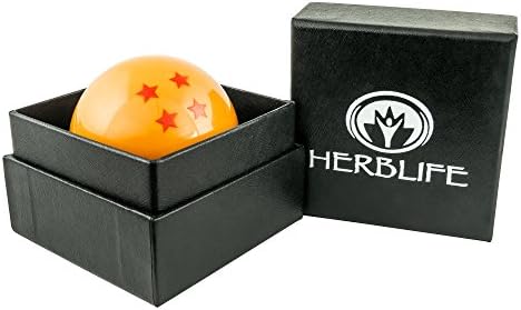 Dragon Ball Herb Grinder By Herb Life - 3 Pieces With Pollen Catcher And Scraper - 2 Inches - With Black Gift Box
