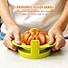 Apple Corer and Divider, GIPTIME 4-in-1 Mango Slicer Tomato Cutter with Common Base, Kitchen Fruit Corer Slicer Cutter with 8 Fruit Forks for Apple, Mango, Orange, Gift for Mother and Wife