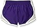 Soffe Girls' Big Team Shorty Short, New Purple, Large
