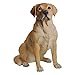 Hi-Line Gift Ltd Labrador Retreiver Sitting Statue, Yellow