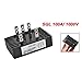 SODIAL(R) SQL 100A Amp 1000V 3 Phase Diode Metal Case Bridge Rectifier