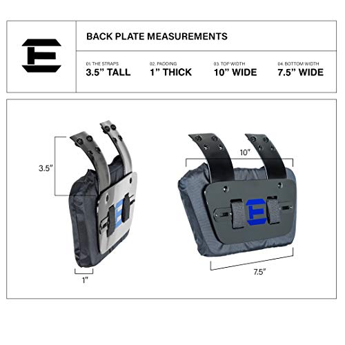 image for EliteTek Sports - Universal FIT for All Shoulder Pads - Football - Bac