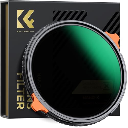 K&F CONCEPT Nano-X ND Filter 49mm CPL&ND4-ND64 2 in 1 multifunktionaler Graufilter und CPL Filter Polfilter