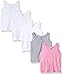 Fruit of the Loom Girls' Big Assorted Tank (Pack of 5), assorted/jersey, 2T/3T