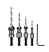 4PCS Drill Bit, Mgtgbao Drill Bit Set Wood Drill Set Woodworking