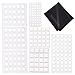Sunmns 205 Pieces Self Adhesive Small Clear Rubber Feet Transparent Noise Dampening Protect Bumper Pads for Furniture, Computer, Drawer and Others