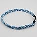 Twisted 2 Rope Braided Titanium Ionic Sports Necklace/Bracelet Baseball Bracelet