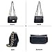 Women Quilted Crossbody Bag Girls Side Purse and Shoulder Handbags Designer Clutch with Chain Evening Bag