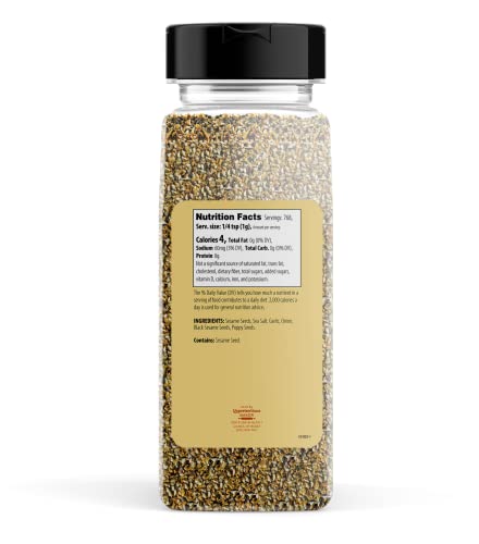 Puregro Everything Bagel Seasoning – 7.7 Oz (220g) Jar, Sesame Seed Spice Blend