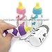 1Pc Random Slow Rising Feeding Bottle Scented Bread Phone Charm Bag Strap Squeeze Toy Fun