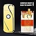 Coil Lighter USB Lighter Rechargeable Electric Lighter Windproof Cigarette Lighter Flameless Tesla Mini Thin Slim Lighters (Gold)thumb 3