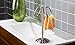 Deluxe Brushed Nickel Steel Small Hand Towel Holder Stand
