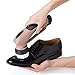 Shoe Polisher, Cordless Power Scrubber with Rechargeable Battery Sponge Pad, Brush, Shine Kit for Leather Cleaning, Oiling and Polishing
