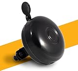 Classic Bike Bell With Vintage Ring ~ Fits Most Handlebars ~ Resonant Steel Sound