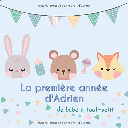 La Premiere Annee D Adrien De Bebe A Tout Petit Album Bebe A Remplir Pour La Premiere Annee De Vie Album Naissance Garcon French Edition Publishing Babymemories Fr Amazon Com Books