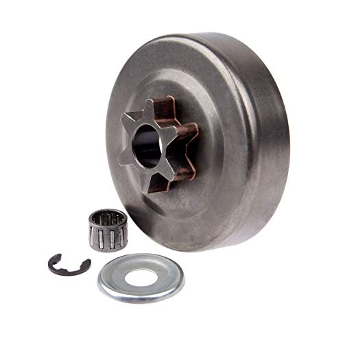 Tascoli Chainsaw Husqvarna - 3/8 6t Clutch Drum Sprocket Washer E-Clip Kit for Stihl Chainsaw 017 018 021 023 025 Ms170 Ms180 Ms210 Ms230 Ms250 1123 - Thumbnail 2