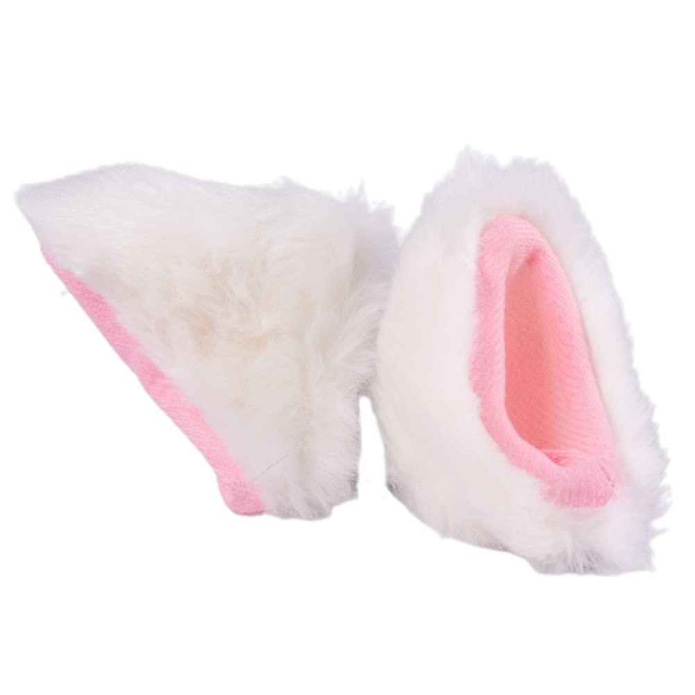 Tianbi 2Pcs Plush Cat Ears,Hair Clips Hairpins Headwear,Cute Helmet Accessories for Bicycle Helmet, Ski Motorcycle Helmet Snowboard Helmet (Helmet Not Included)