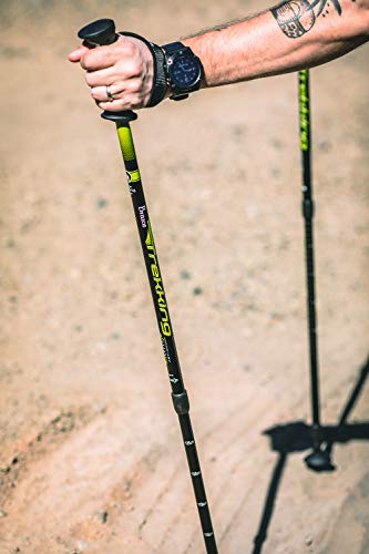 image for Brazos Trekking Poles: Collapsible Hiking/Walking Stick with Integrate