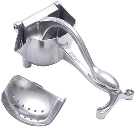 Worsworthy Juicer Mini Stainless Steel Manual Lime Citrus Orange Fruit Squeezer. Heavy Duty,High Strength,Juice Extractor,Easy Clean Compact Juicers For Vegetables And Fruit Purple