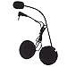 Intercom Microphone & Headset + Helmet Clip, Evary V6 Bluetooth Interphone Accessories Replacement Parts