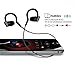 Bluetooth Headphones, HOPDAY L6 Sports In-ear Earphones w/Mic HD Stereo Premium Bass Sound Sweatproof Earbuds for Running Jogging Workout 5 Hour Battery Noise Cancelling Headsets Soft Secure Fit