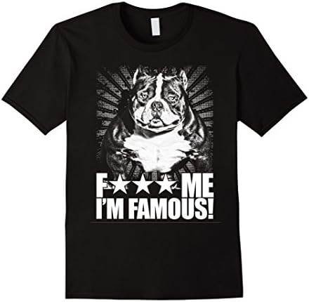 Mens American Bully Dax F Me I'm Famous 2XL Black