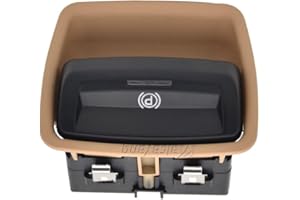 MALCAYANG Electronic Handbrake Switch, Parking Hand Brake Button for Porsche Panamera 970 2010-2016（Yellow）