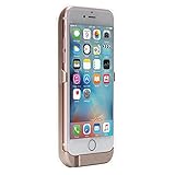 Aiermaisi Wireless Charger Slim Battery Case Portable External Charging Station 5.5 inch for iPhone 6/6S Plus 5000mAh Backup Power Bank (Gold)