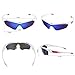 KastKing Coso Sport Sunglasses, 4 Interchangeable Colors with Polarized Lenses, Ultimate Safety Impact Resistant, UV Eye Protection, Unbreakable TR90 Frame