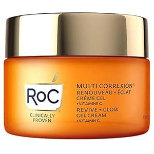 RoC-Multi-Correxion-Revive-Glow-Vitamin-C-Gel-Cream-Anti-Wrinkle-and-Aging-Firming-Moisturiser-50ml RoC - Multi Correxion Revive + Glow Vitamin C Gel Cream - Anti Wrinkle and Ageing Moisturiser - Visibly Plumps and…