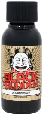 Black Buddha Tattoo Shading Ink 25% Light Greywash 1oz