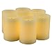 Set of 6 Real Wax Flameless LED Candles with 10-Key Remote Control and Timer Features LED Candle Size Diameter 3