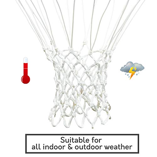 katop Heavy Duty Basketball Net Replacement,Outdoor and Indoor All Weather Thick Net 12 Loops