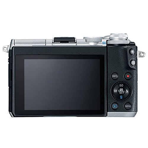 Canon-EOS-M6-Mirrorless-Digital-Camera-with-18-150mm-Lens-Silver-64GB-Memory-Card-Wide-Angle-Telephoto-Lens-Medium-Gadget-Bag-Quality-Tripod-Slave-Flash-UV-Filter-Kit--Ultimate-Bundle