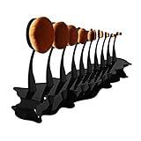 Creazy 2016 Makeup Cosmetic Organizer Display Stand For Toothbrush Foundation Brush (Black)
